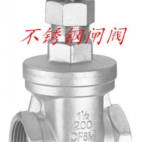 304不銹鋼絲扣閘閥開(kāi)關(guān)自來(lái)水管表前閥門(mén)絲扣內(nèi)螺紋DN15