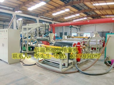 熱熔膠港寶設(shè)備，75雙螺桿港寶機，TPU港寶片材機