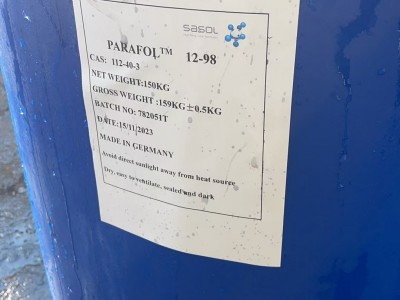 沙索正十二烷98.5含量150kg一桶